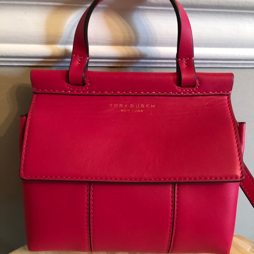 Tory Burch Block T-Mini Satchel purse